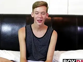 Cutie Tyler Thayer makes a gay sex vid